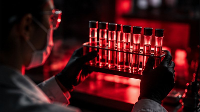 Clinical researchers reviewing trial documentation
